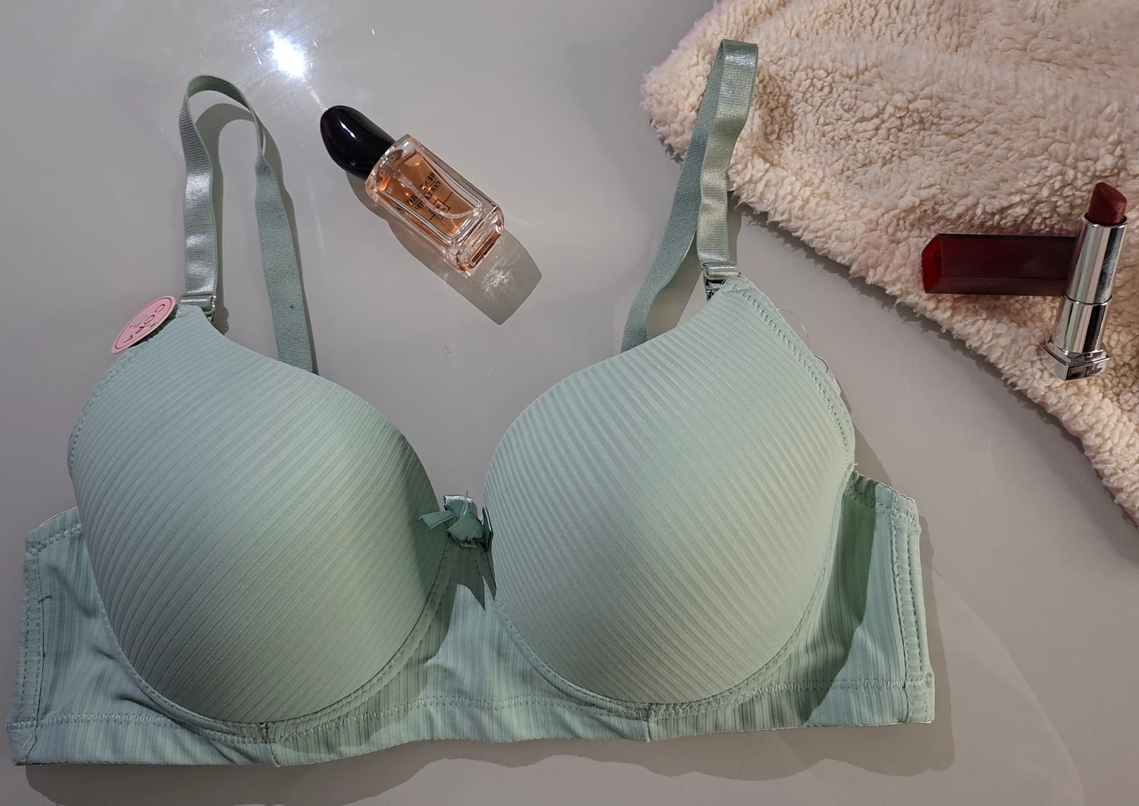 Sostén plus size copa E- Verde menta