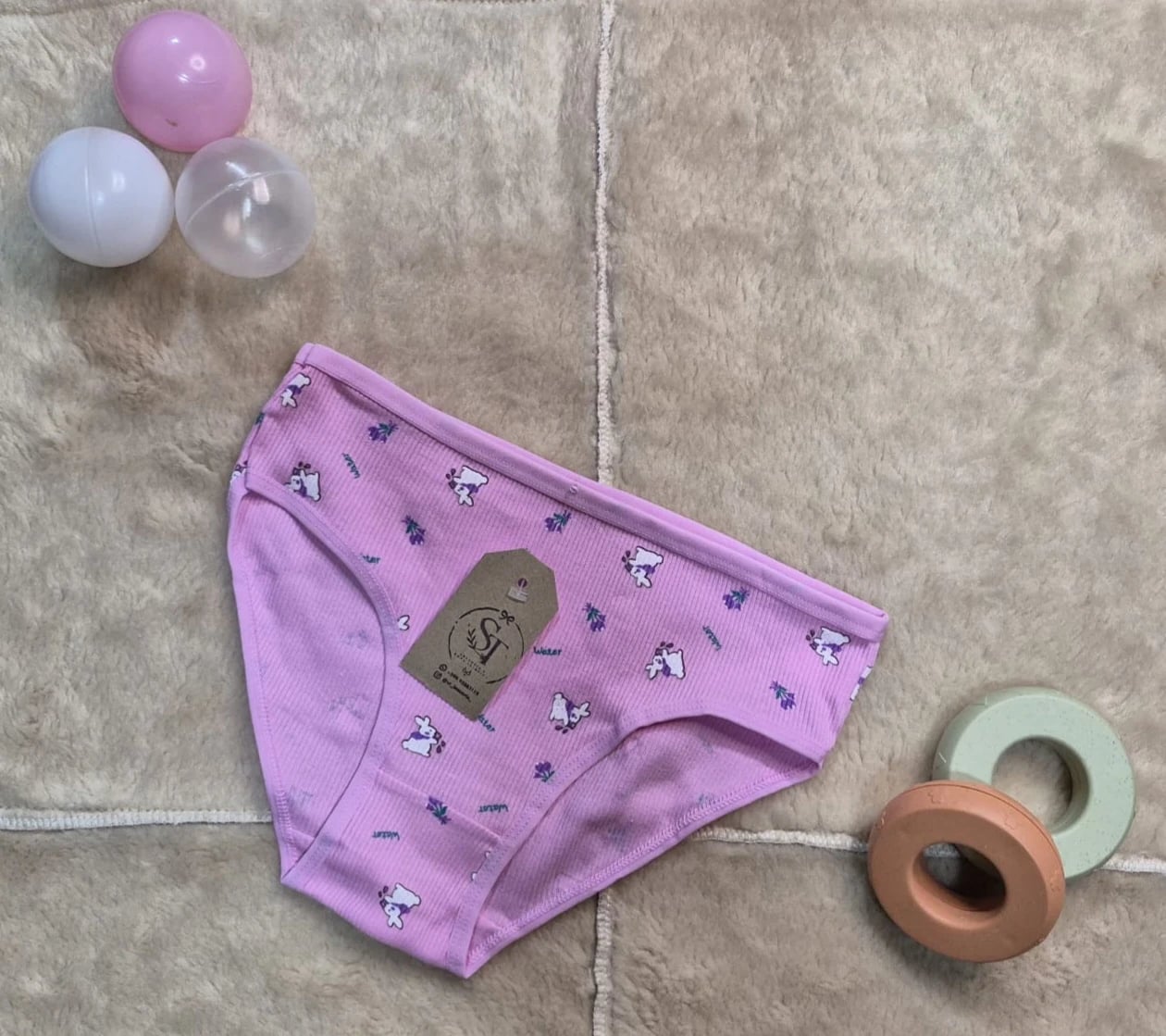 Bombacha infantil 001 - Rosado