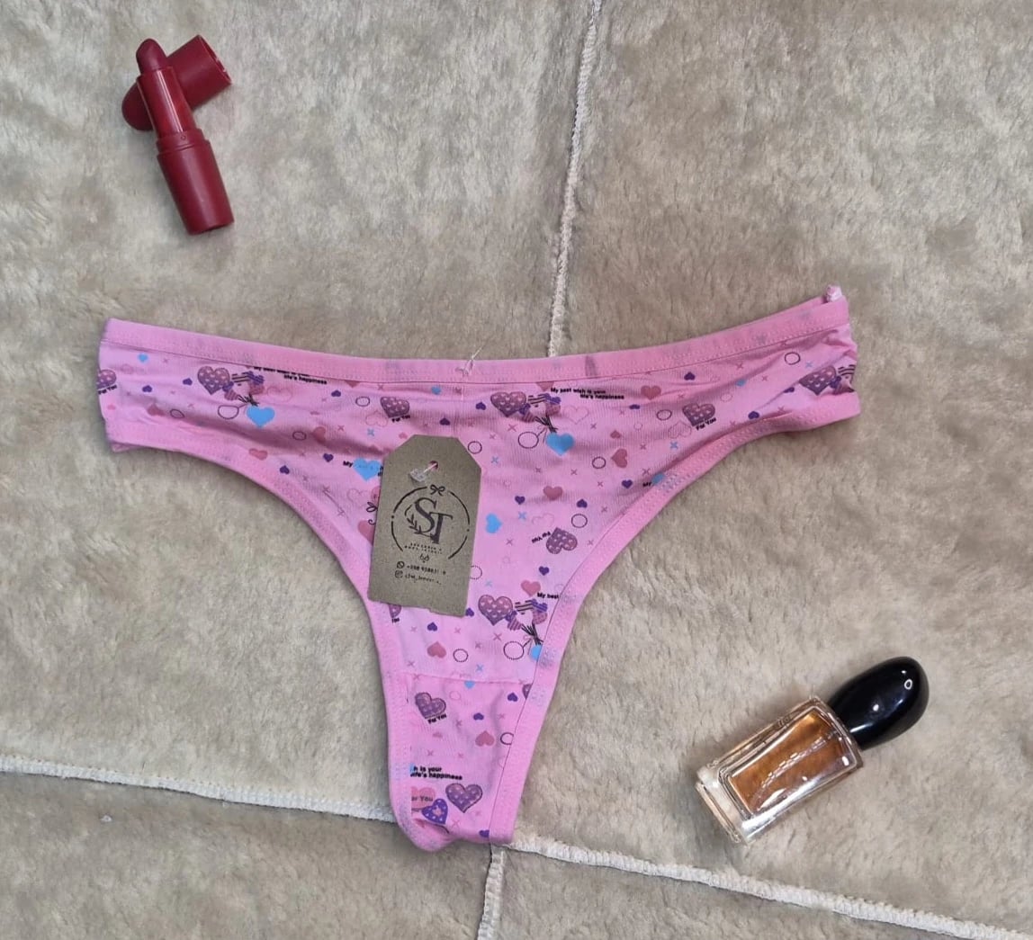 Colaless en algodón con estampado - Rosado claro