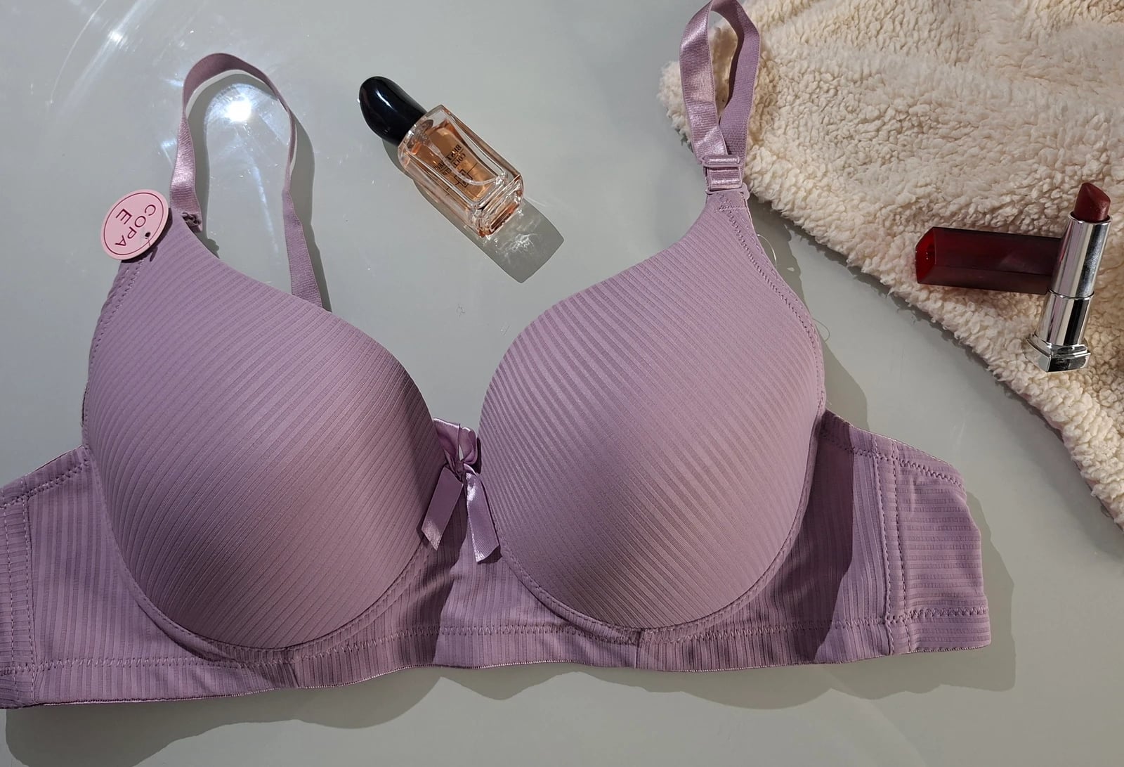 Sostén plus size copa E- Lila