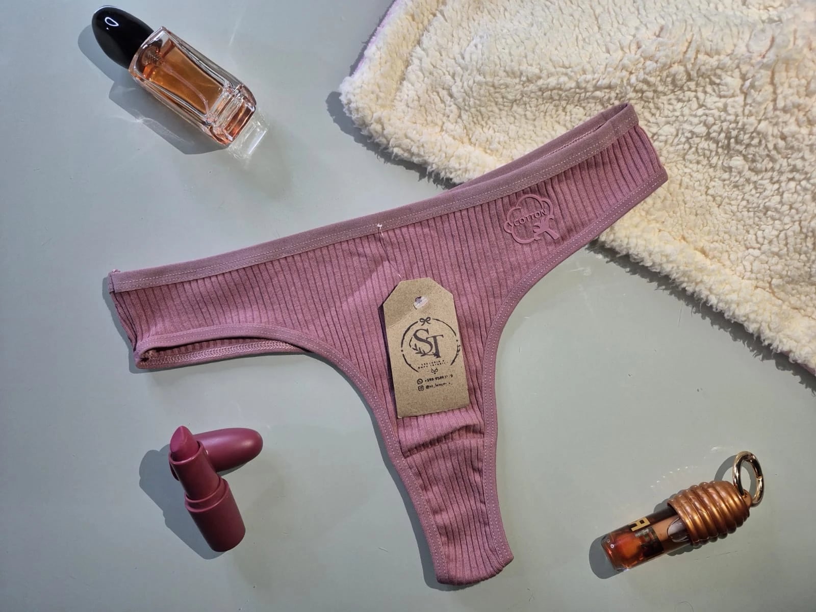 Colaless en algodón - Rosado viejo